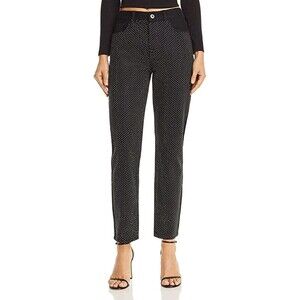 NWT PISTOLA *Flawed* Nico High Rise Mom Jeans Embellished Rhinestone Sparkle 27